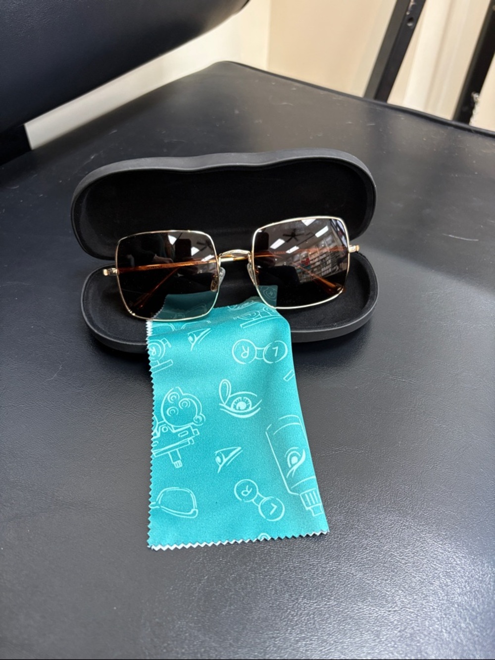 Women's Brooklyn Heights Gold Frame Sunglasses with Brown Lenses